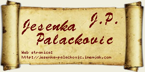 Jesenka Palačković vizit kartica